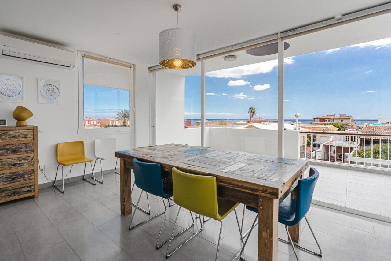 Modern 3Bdr Villa With Heated Pool El Médano Eksteriør bilde