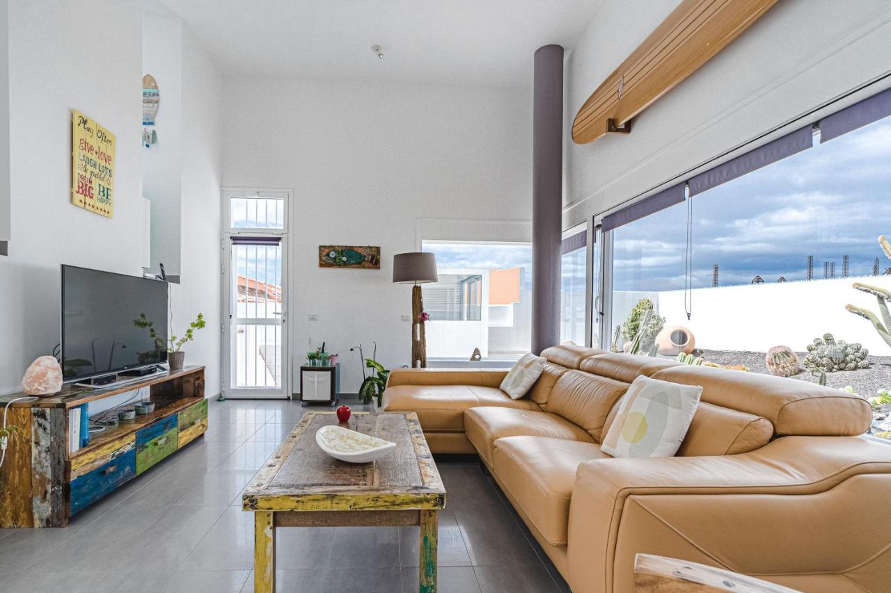 Modern 3Bdr Villa With Heated Pool El Médano Eksteriør bilde