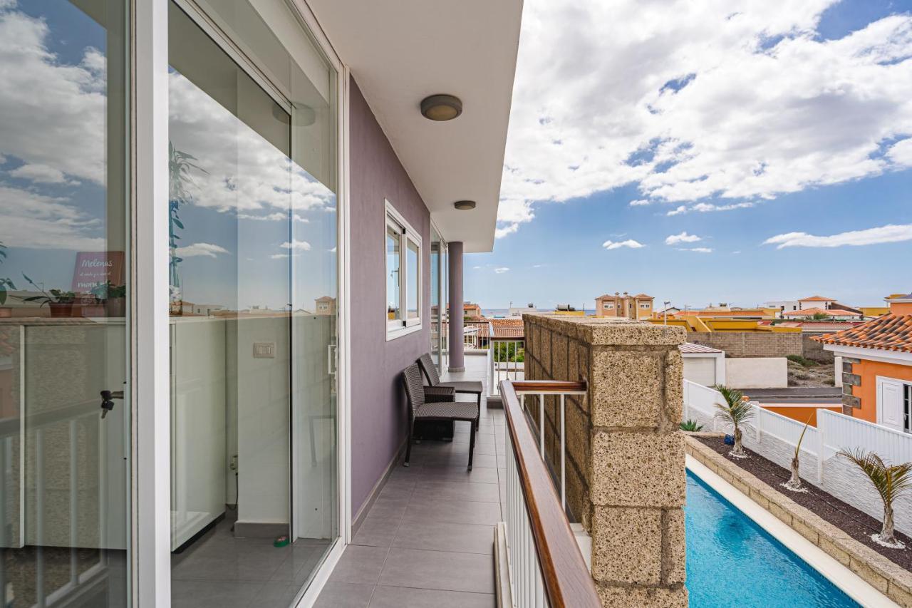 Modern 3Bdr Villa With Heated Pool El Médano Eksteriør bilde