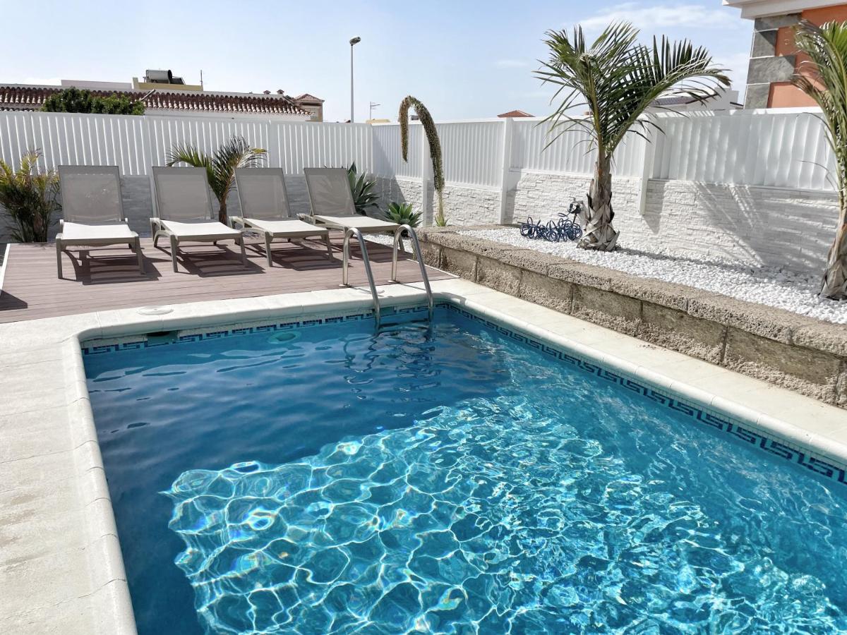 Modern 3Bdr Villa With Heated Pool El Médano Eksteriør bilde