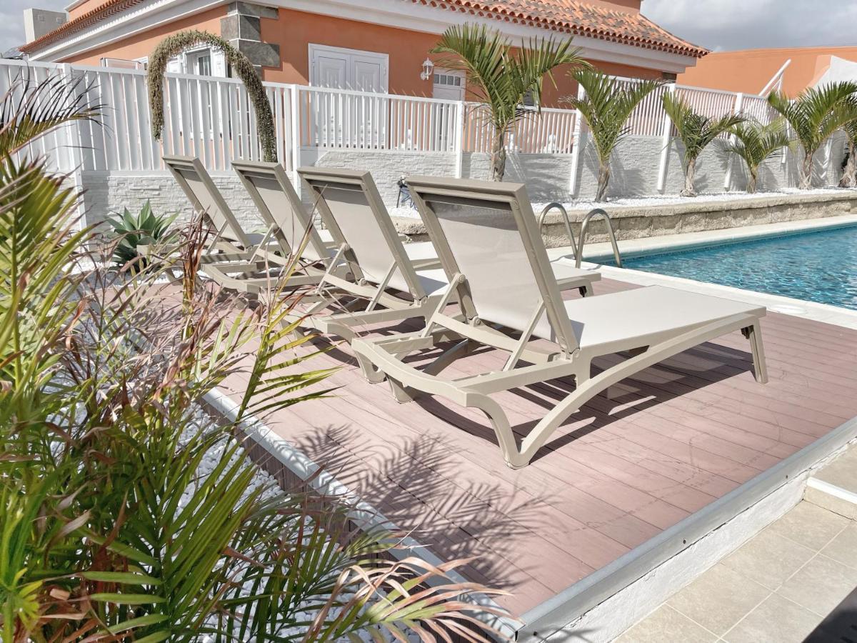 Modern 3Bdr Villa With Heated Pool El Médano Eksteriør bilde